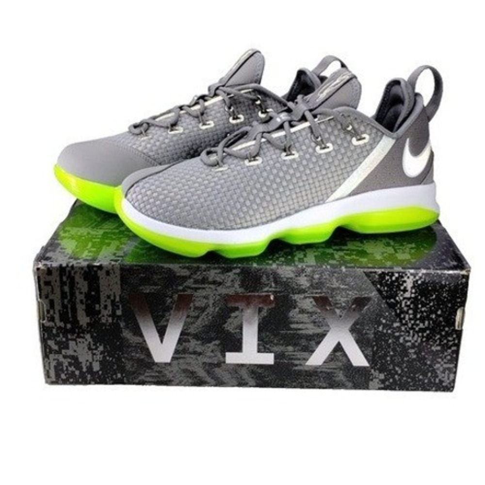Nike‎ LeBron XIV Low Dunkman Dust Silver Basketball Shoes Mens 9.5 NWOT